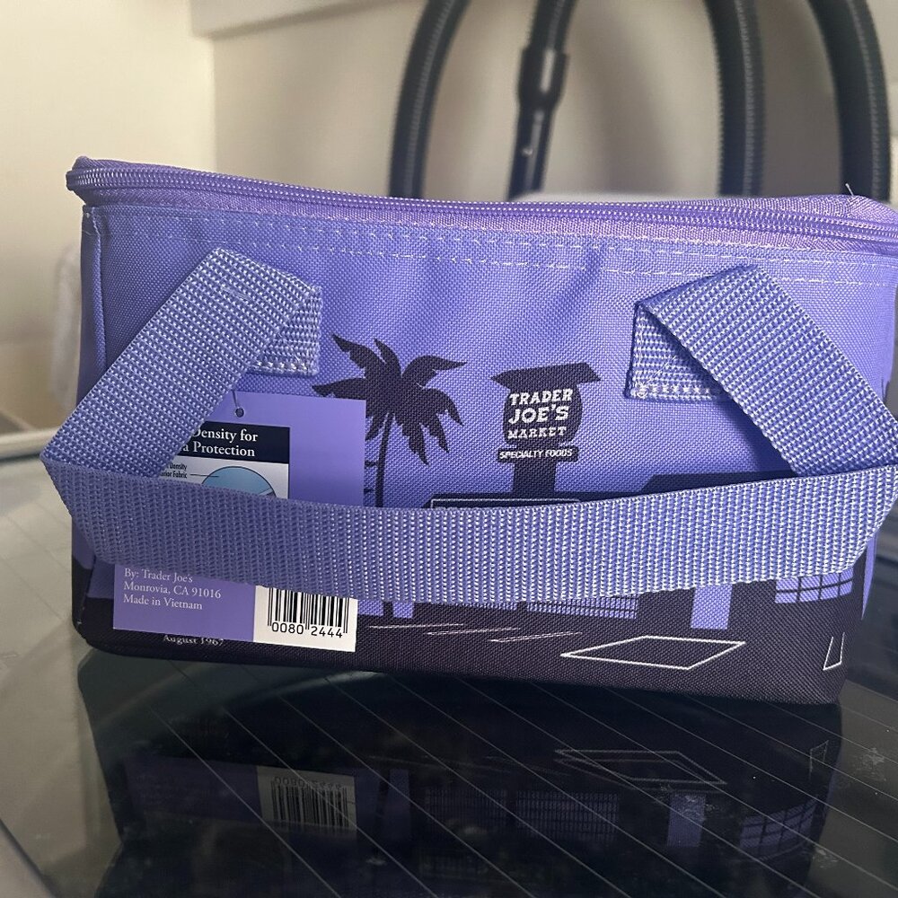 Trader Joe's Mini Insulated Bag—Lavender